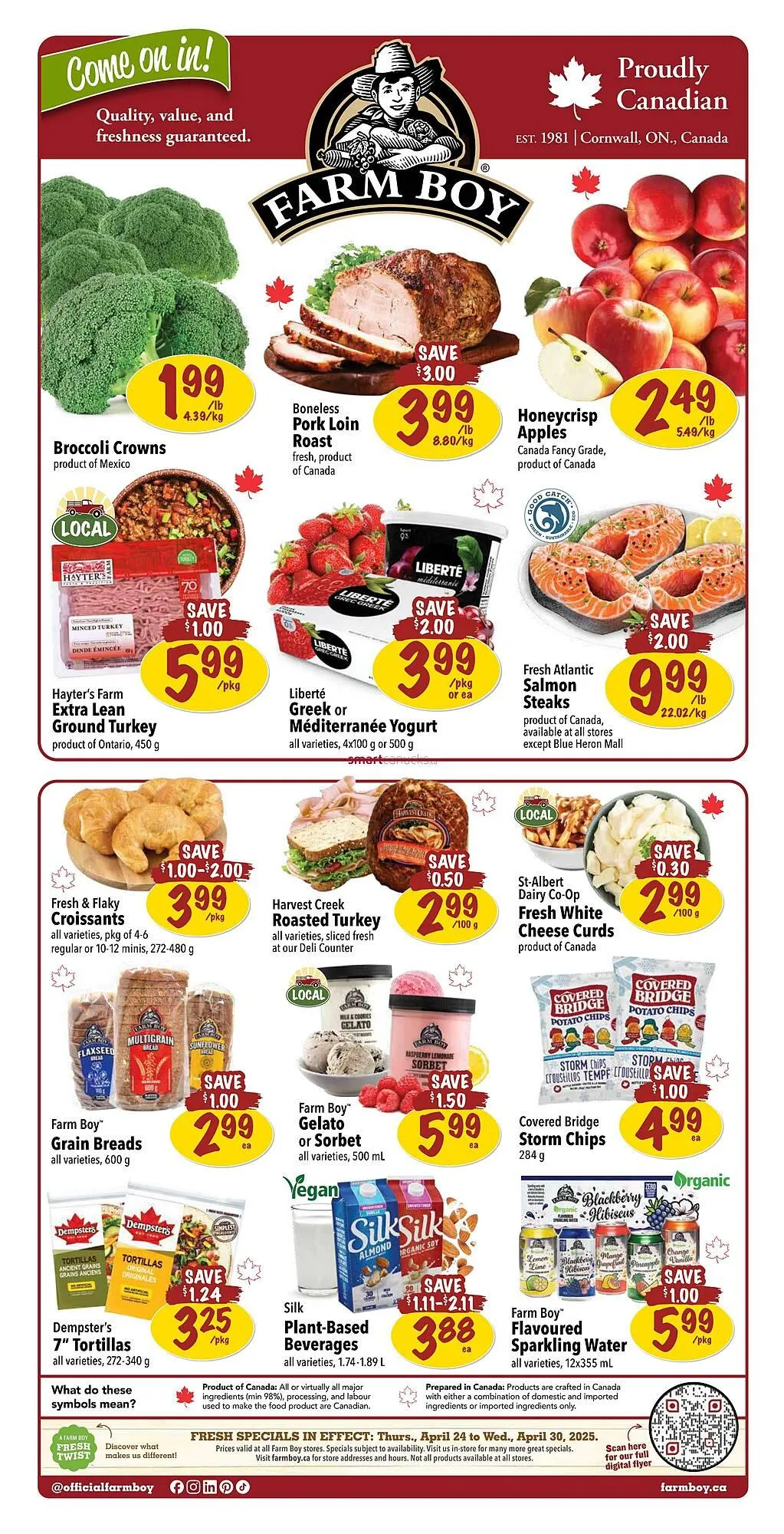 Farm Boy flyer from April 24 to April 30 2025 - flyer page 1