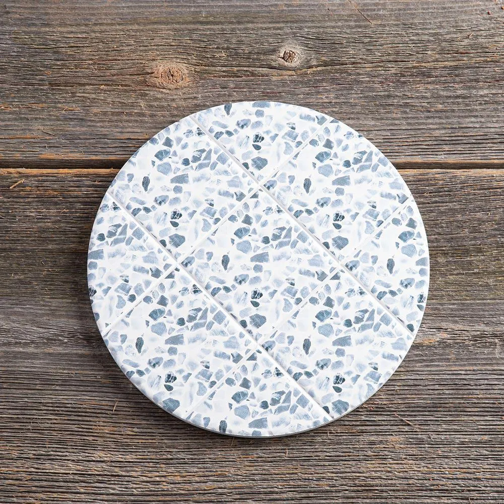 KSP Tessera 'Capri' Ceramic Trivet (Blue/Grey)