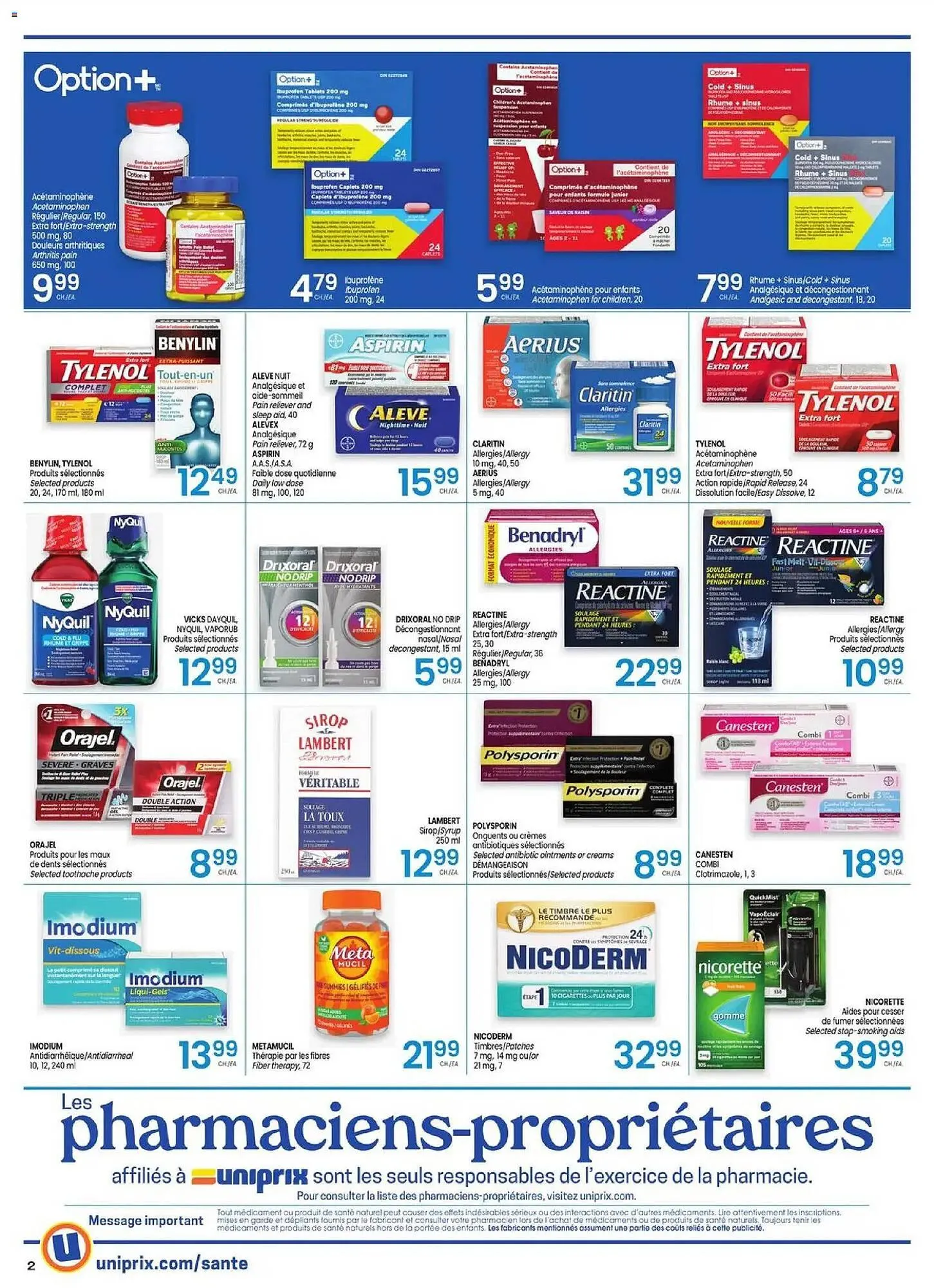 Uniprix flyer from February 26 to March 4 2026 - flyer page 2