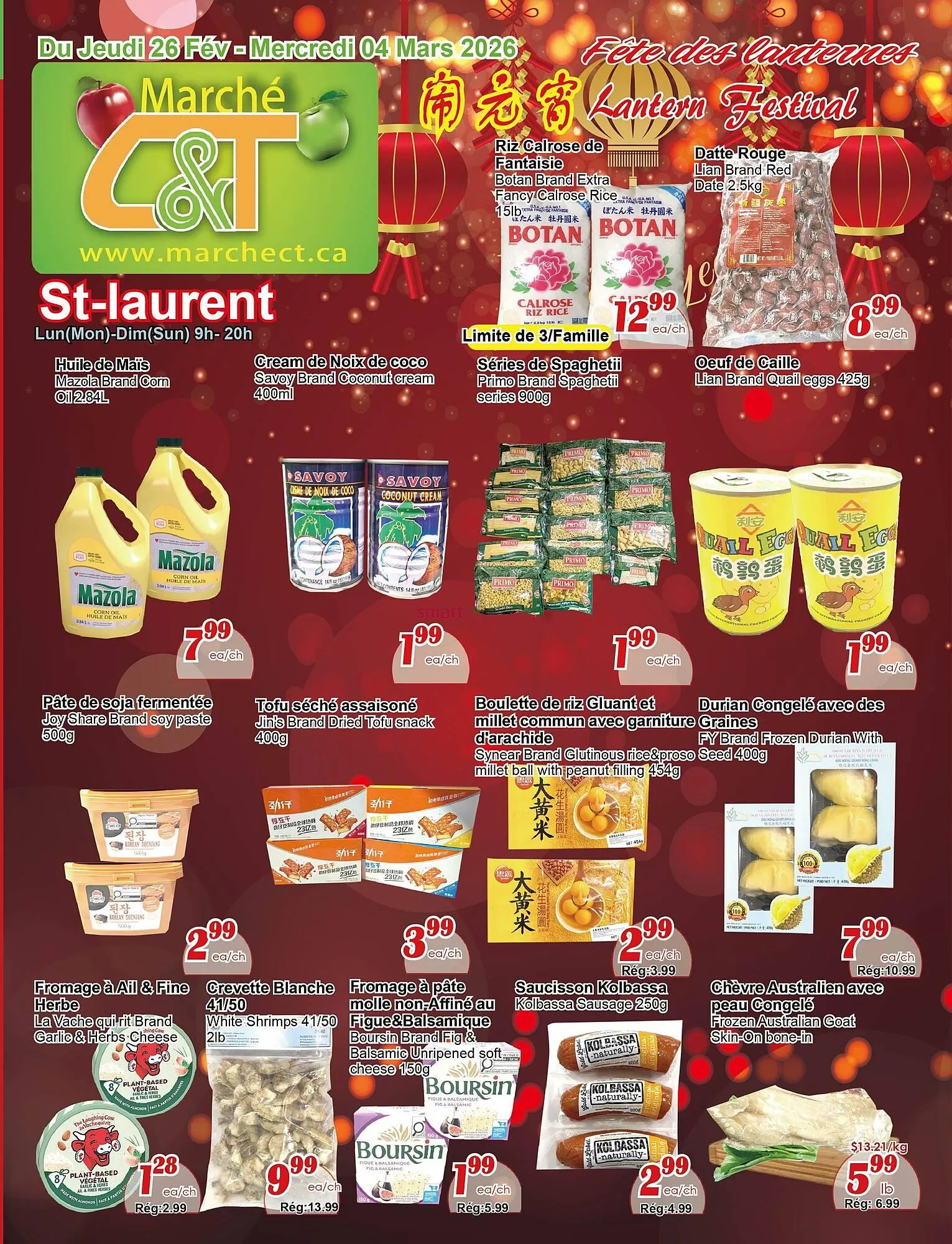 Marche C&T flyer from February 26 to March 4 2026 - flyer page 1