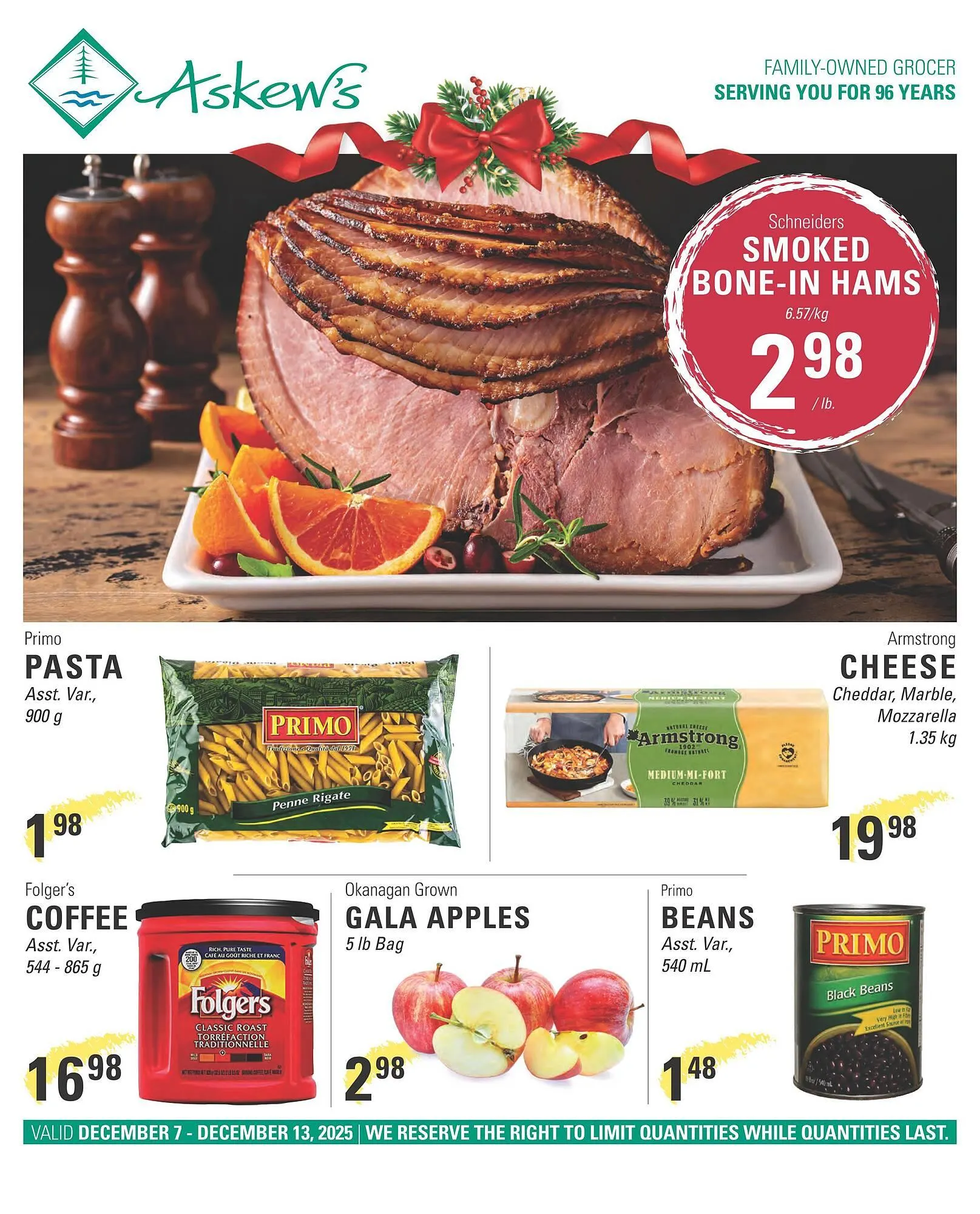Askews Foods flyer from December 7 to December 24 2025 - flyer page 1