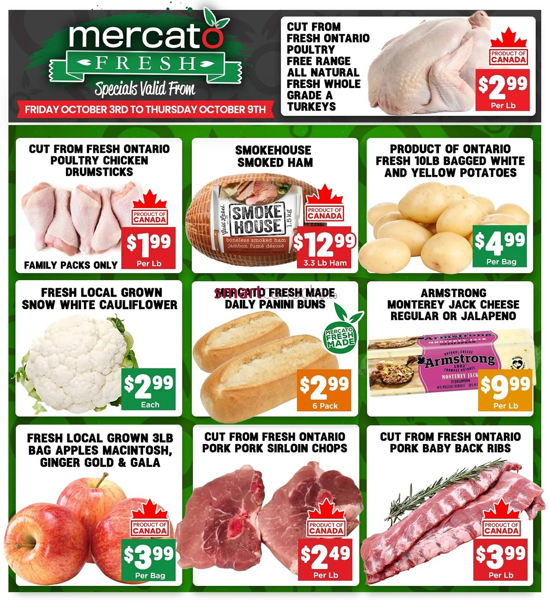 Mercato Fresh flyer from October 3 to October 9 2025 - flyer page 1