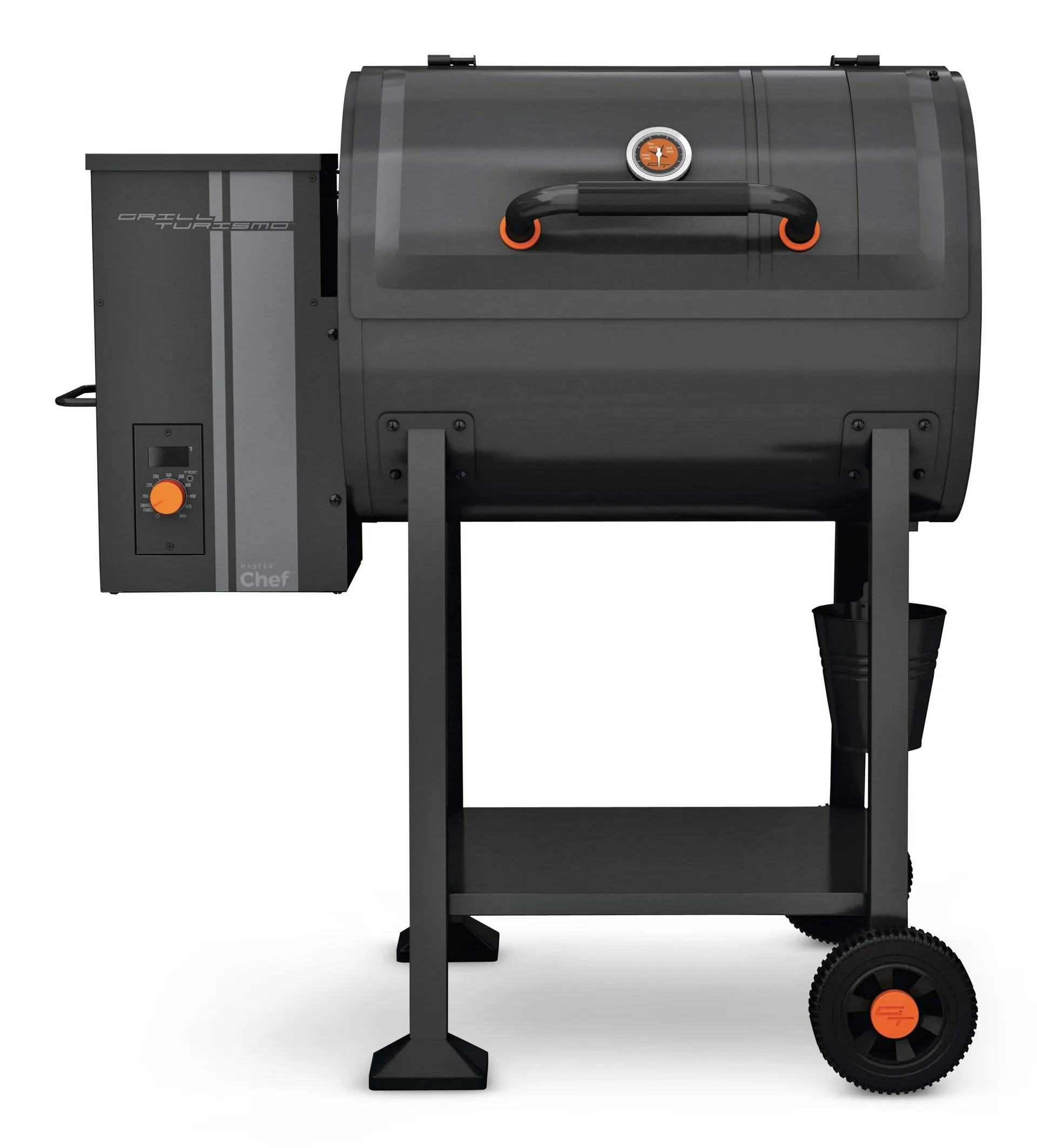 MASTER Chef Grill Turismo Wood Pellet BBQ Grill & Smoker with Digital Controls