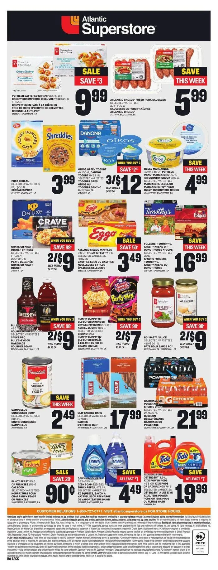 Atlantic Superstore weeky flyer from May 23 to May 29 2024 - flyer page 9