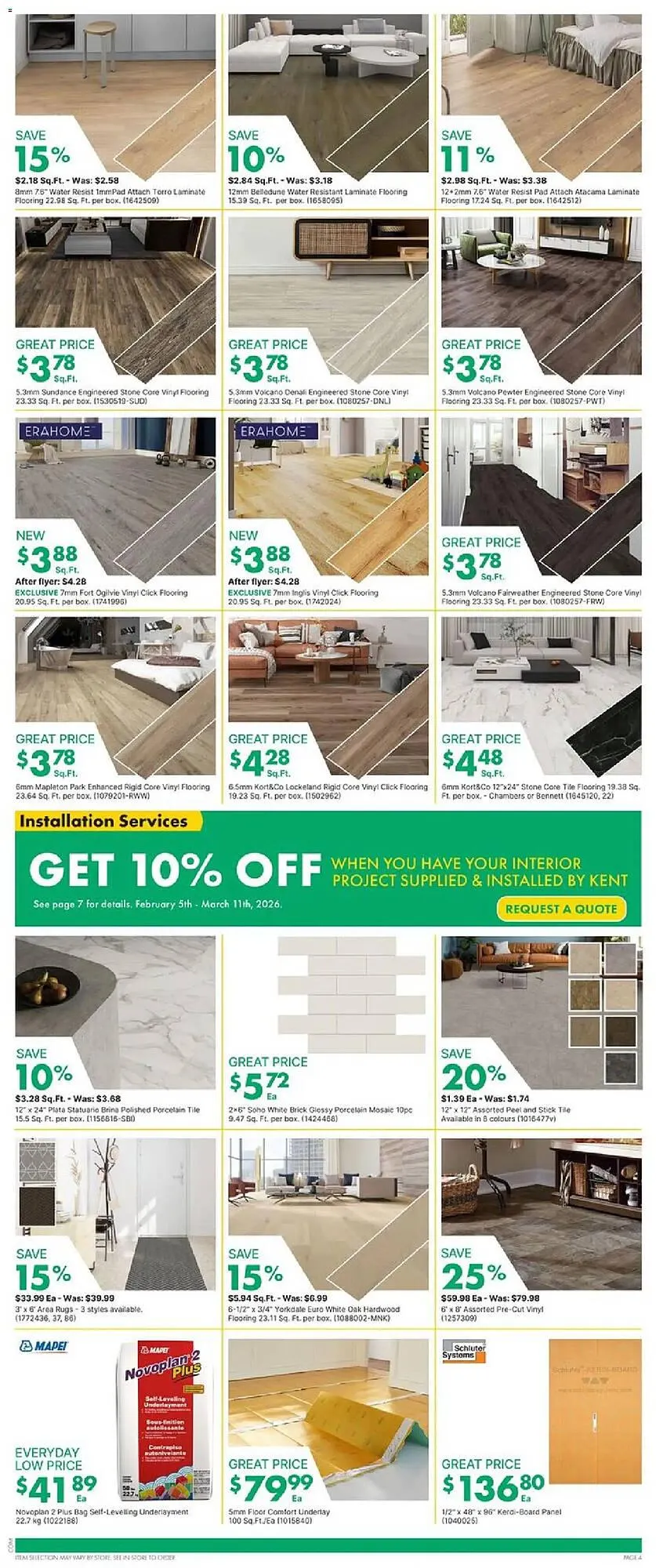 Kent flyer from February 19 to March 18 2026 - flyer page 4