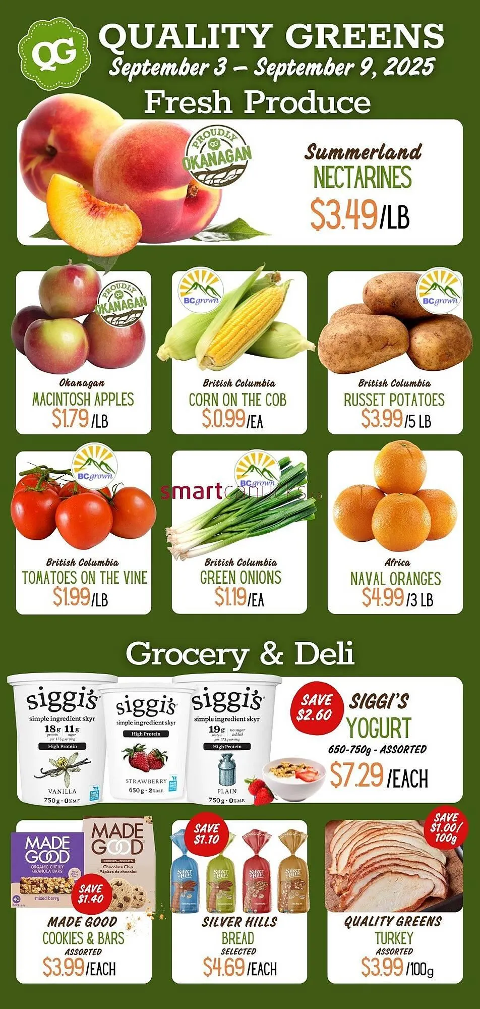 Quality Greens flyer from September 5 to September 11 2025 - flyer page 1