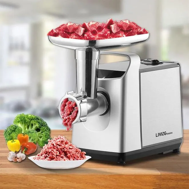 Electric Meat Grinder 1HP Power:450W rated power, Max 3000W peak power - LIVINGbasics®