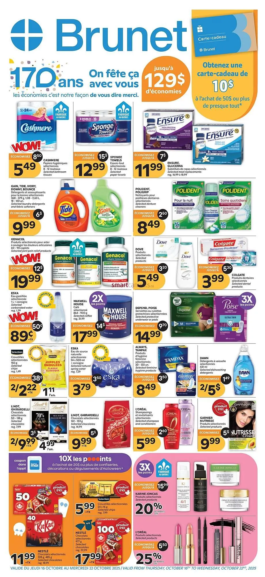 Brunet flyer from October 16 to October 22 2025 - flyer page 1