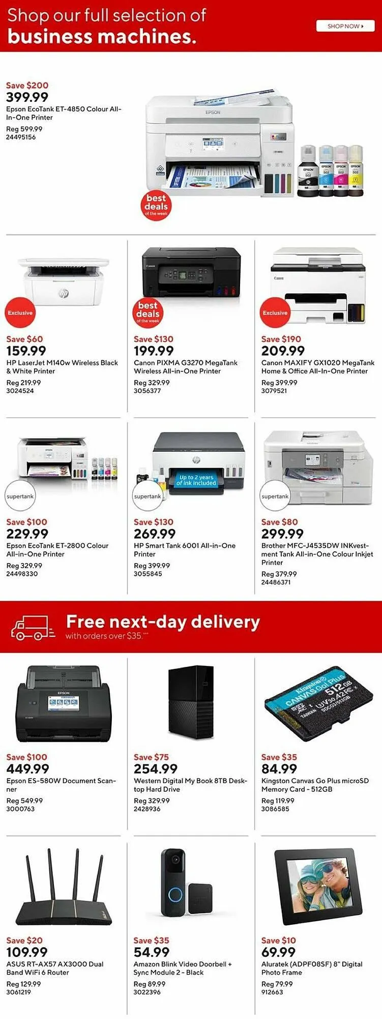 Staples flyer from February 13 to February 20 2025 - flyer page 14