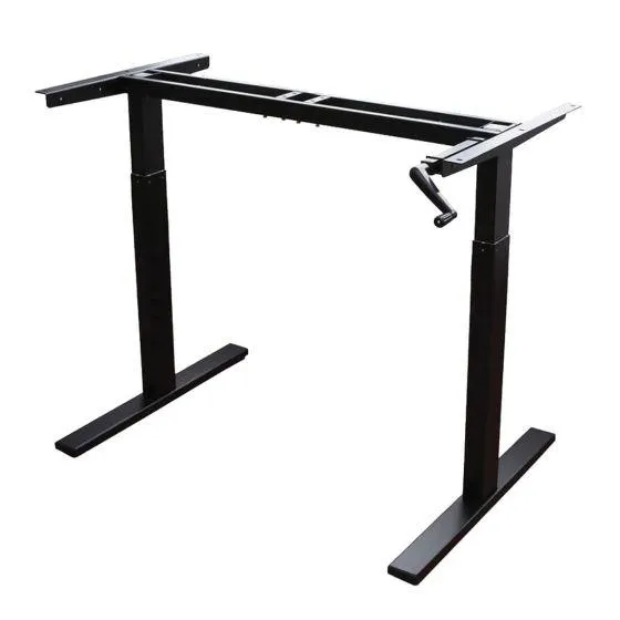 Structure noire pour bureau assis-debout