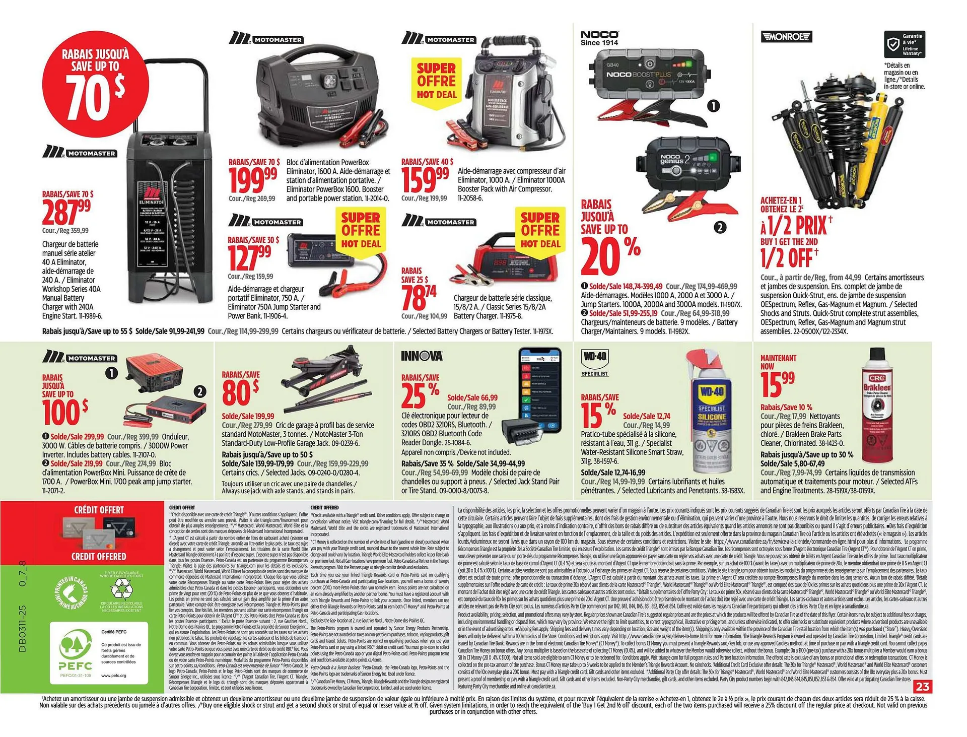 Canadian Tire flyer from March 6 to March 12 2025 - flyer page 23