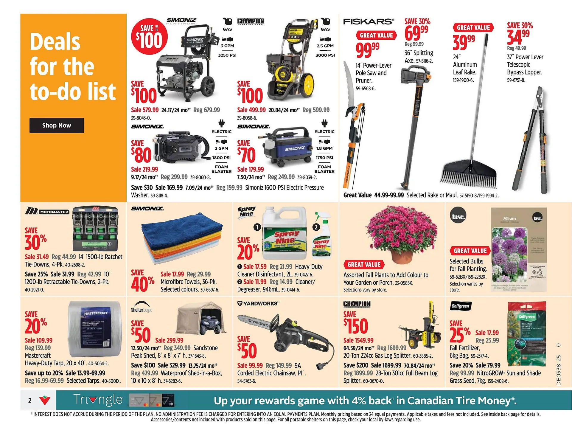 Canadian Tire flyer from September 11 to September 17 2025 - flyer page 2