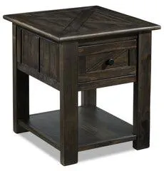 Gable End Table - Weathered Charcoal
