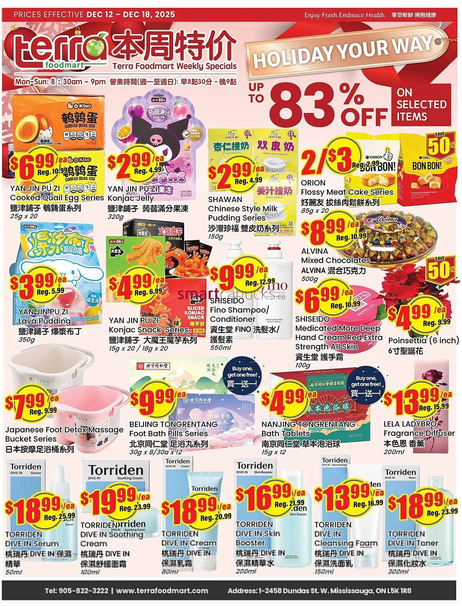 Terra Foodmart flyer from December 12 to December 18 2025 - flyer page 1
