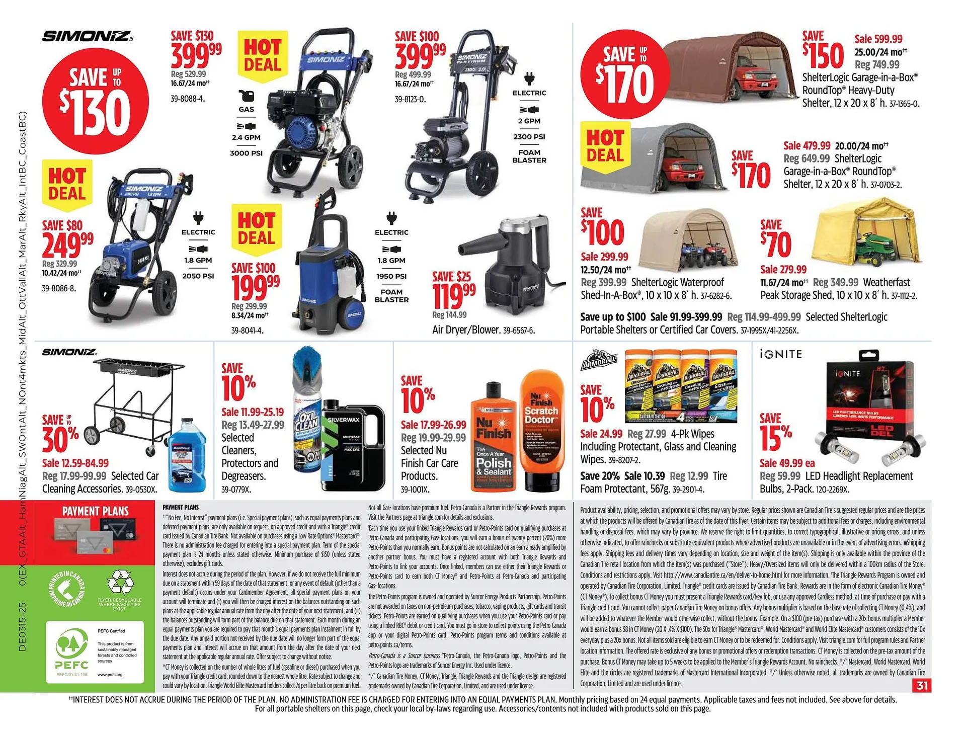 Canadian Tire flyer from April 3 to April 9 2025 - flyer page 31