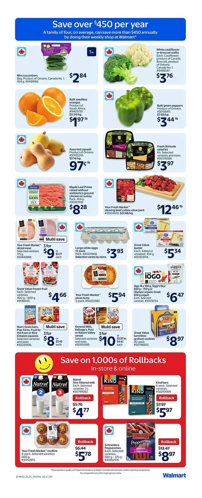 Walmart flyer from September 7 to September 17 2025 - flyer page 3