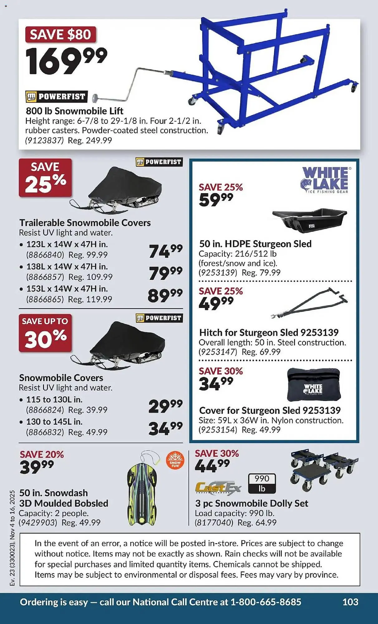 Princess Auto flyer from November 4 to November 17 2025 - flyer page 110