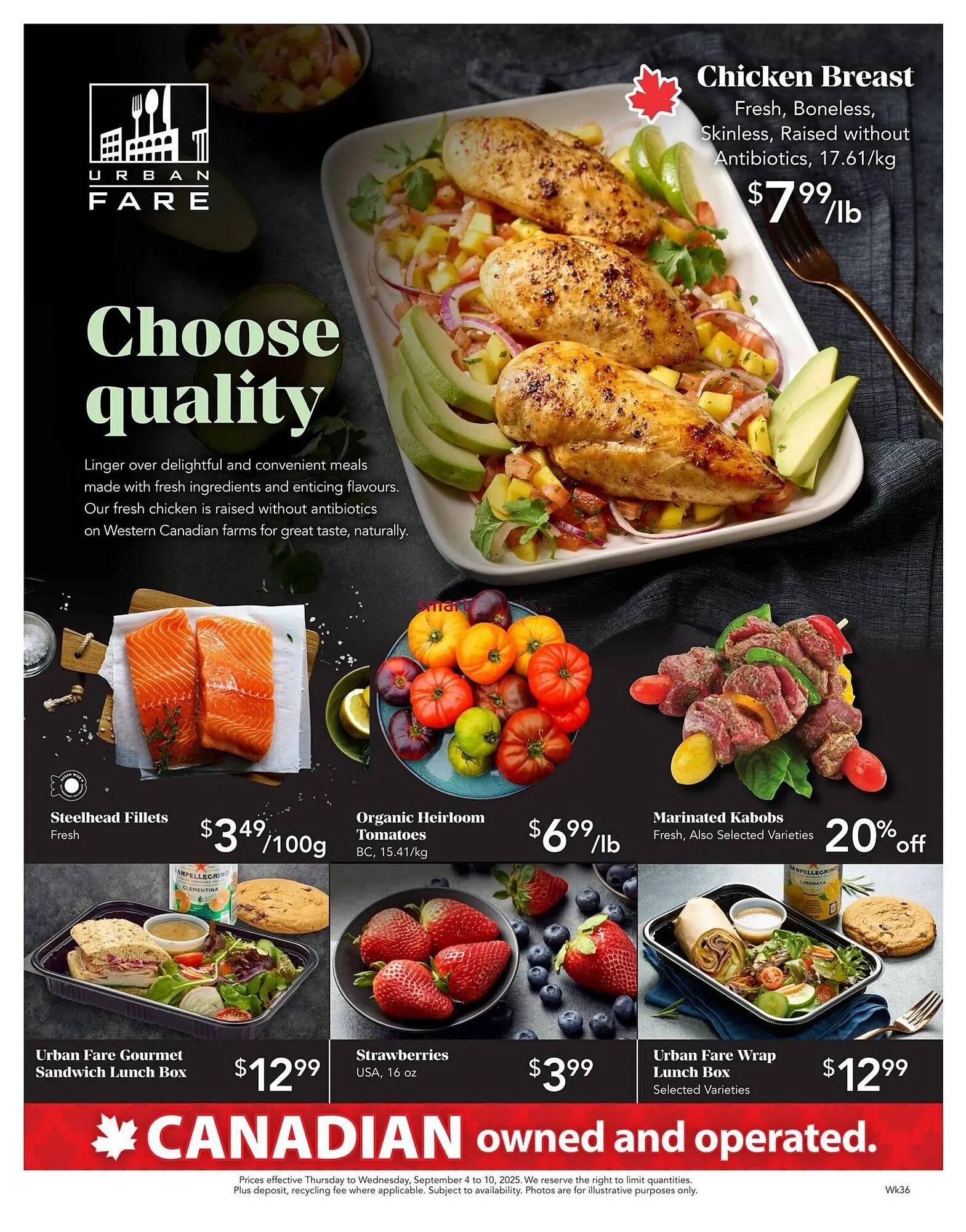 Urban Fare flyer from September 5 to September 11 2025 - flyer page 1