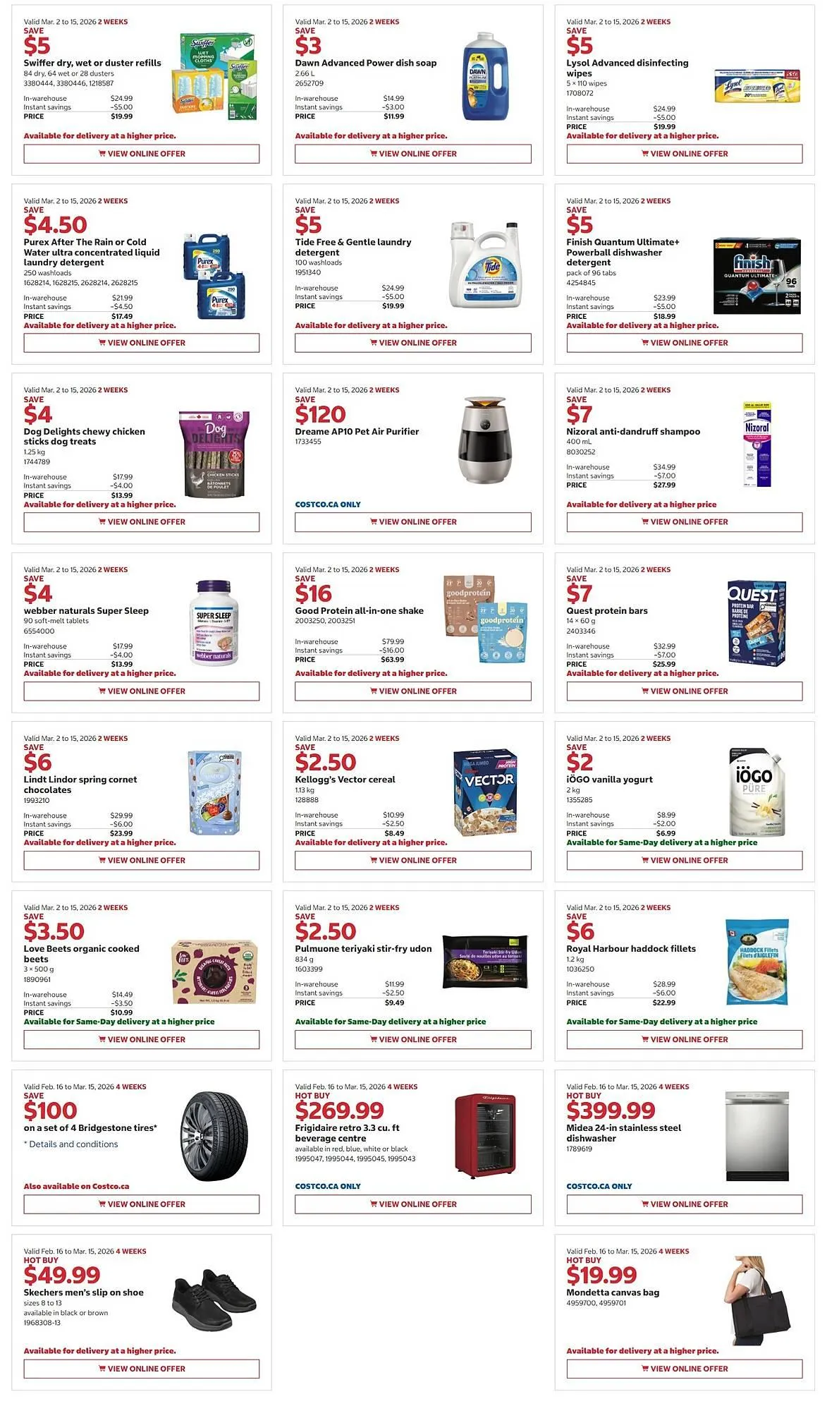 Costco flyer from March 2 to March 15 2026 - flyer page 4