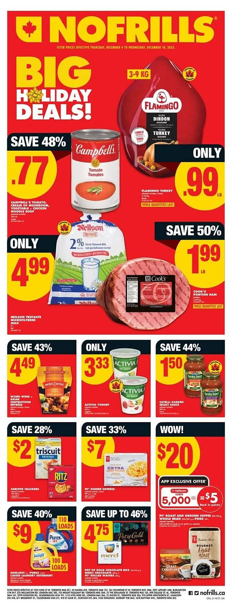 No Frills flyer from December 4 to December 11 2025 - flyer page 1