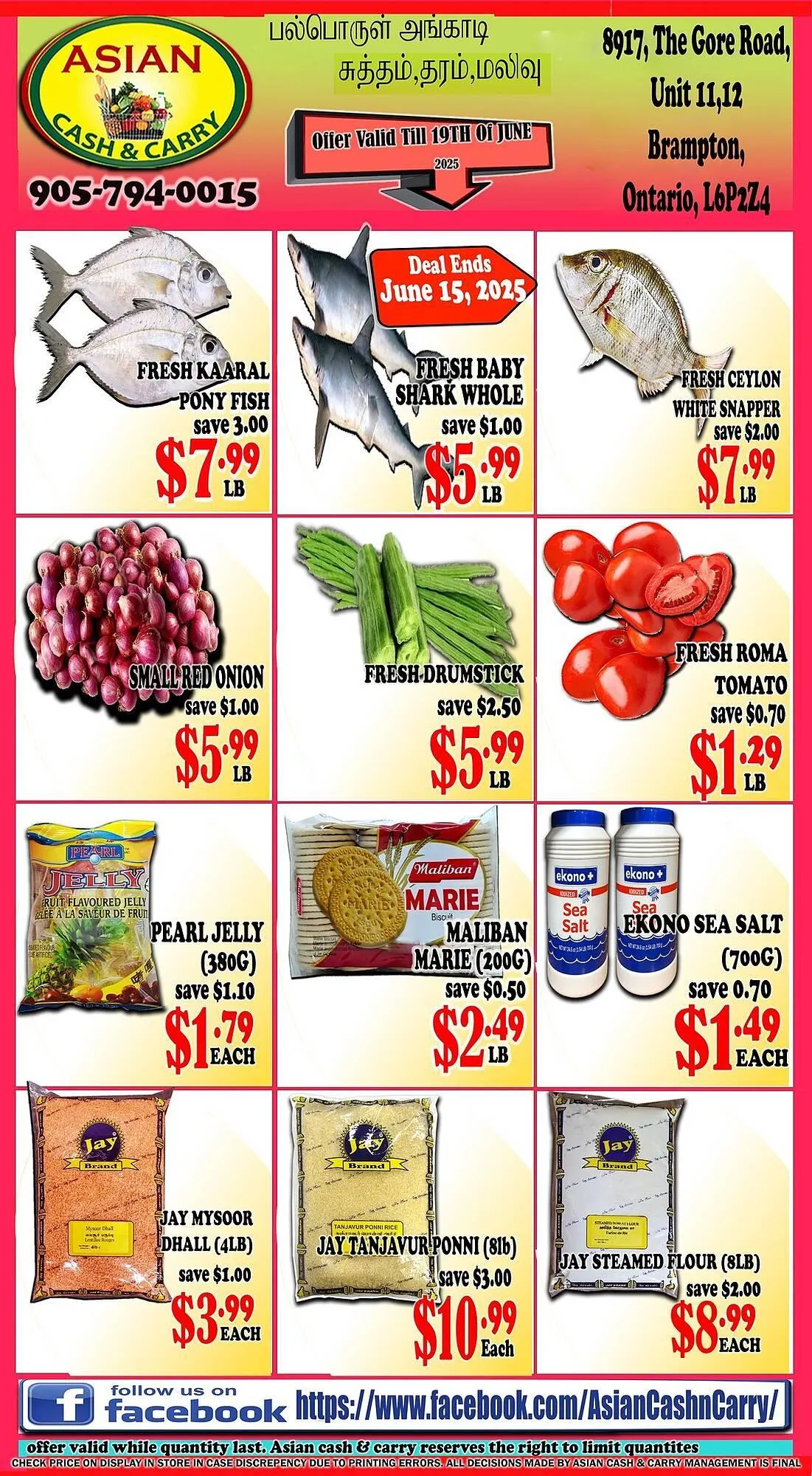 Asian Cash & Carry flyer - 1