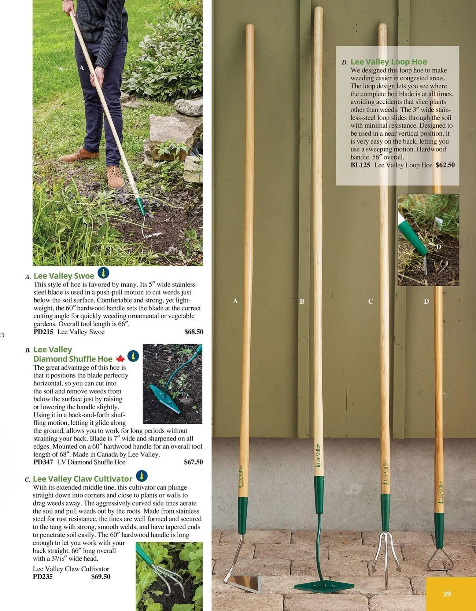 Lee Valley Tools flyer from July 8 to December 31 2025 - flyer page 29