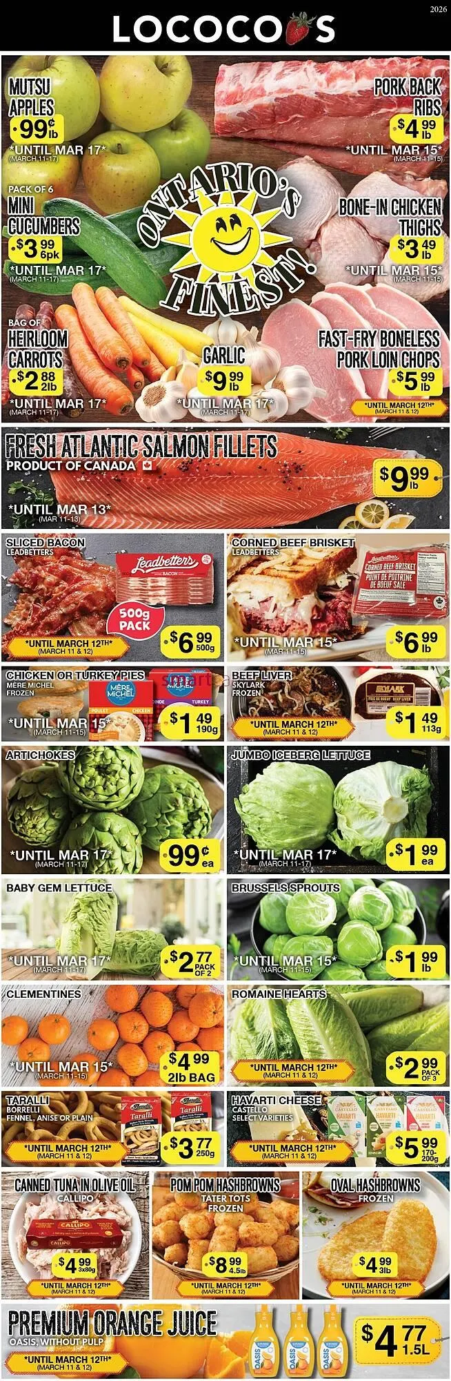 Lococo's flyer from March 11 to March 15 2026 - flyer page 1