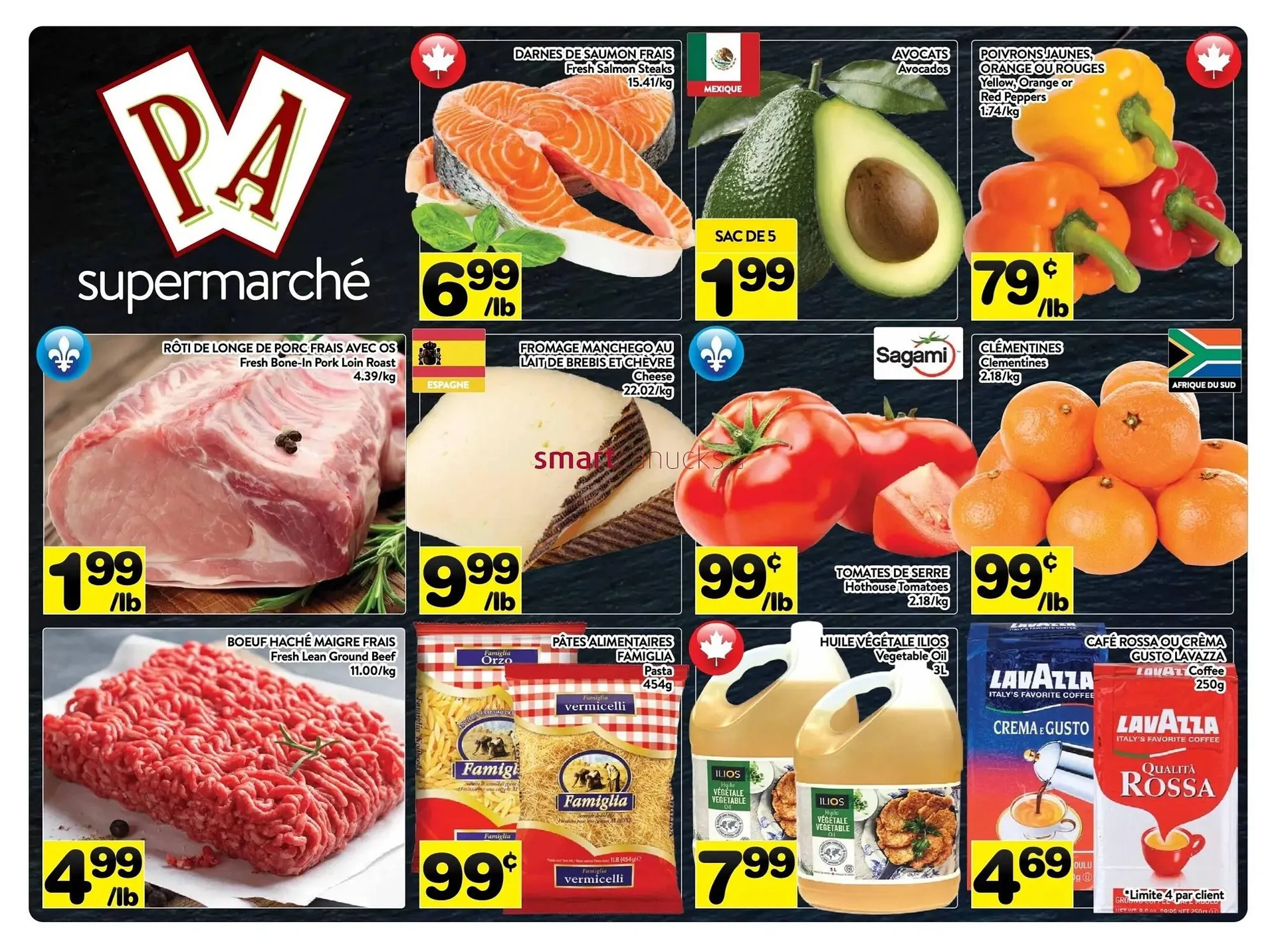 Supermarché PA flyer from October 17 to October 23 2025 - flyer page 1