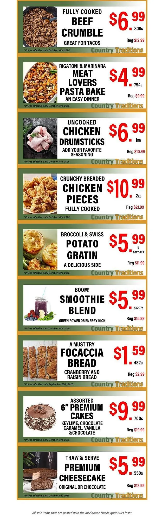 Country Traditions flyer from October 10 to October 16 2025 - flyer page 2