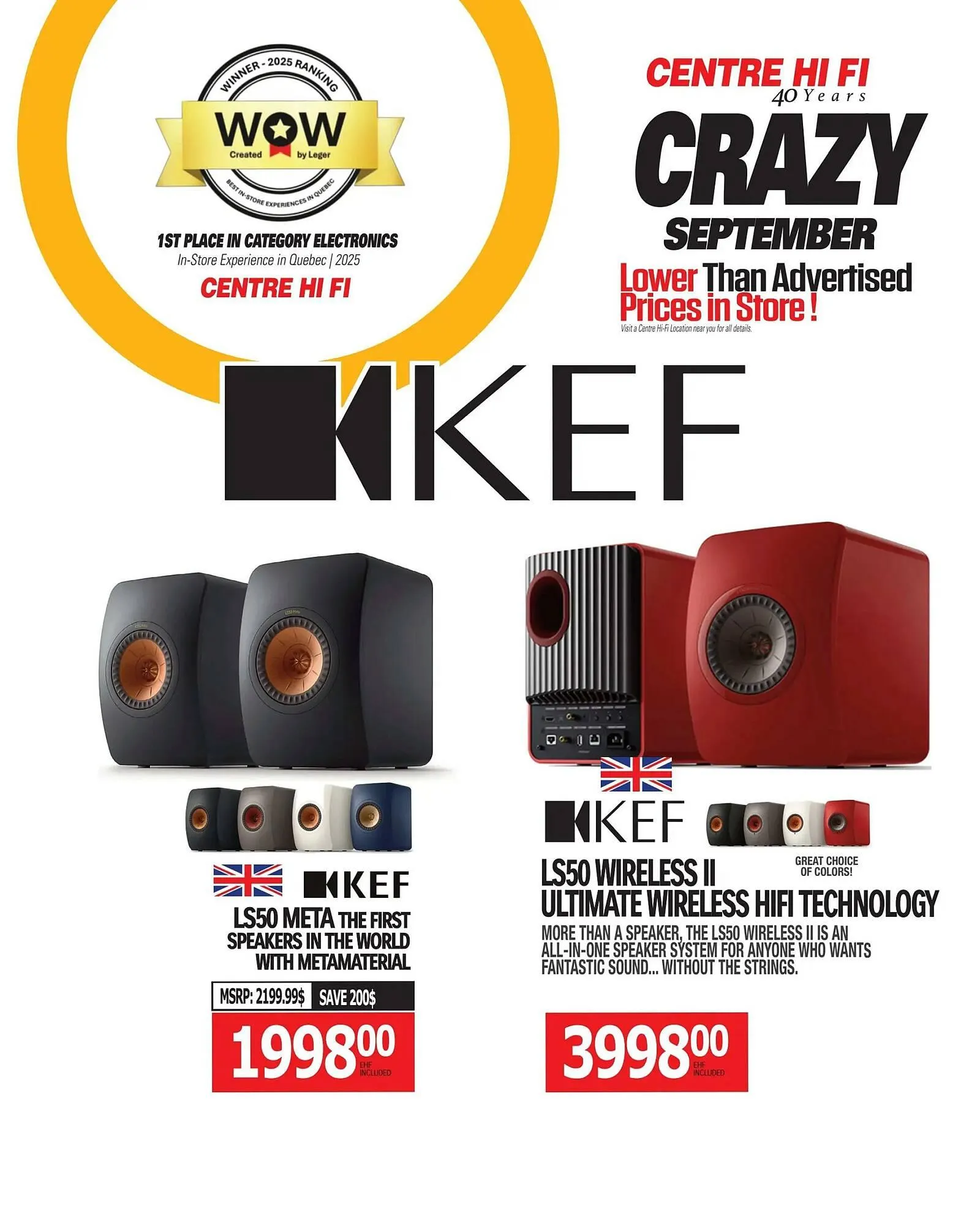 Centre Hi-Fi flyer from September 26 to October 2 2025 - flyer page 58