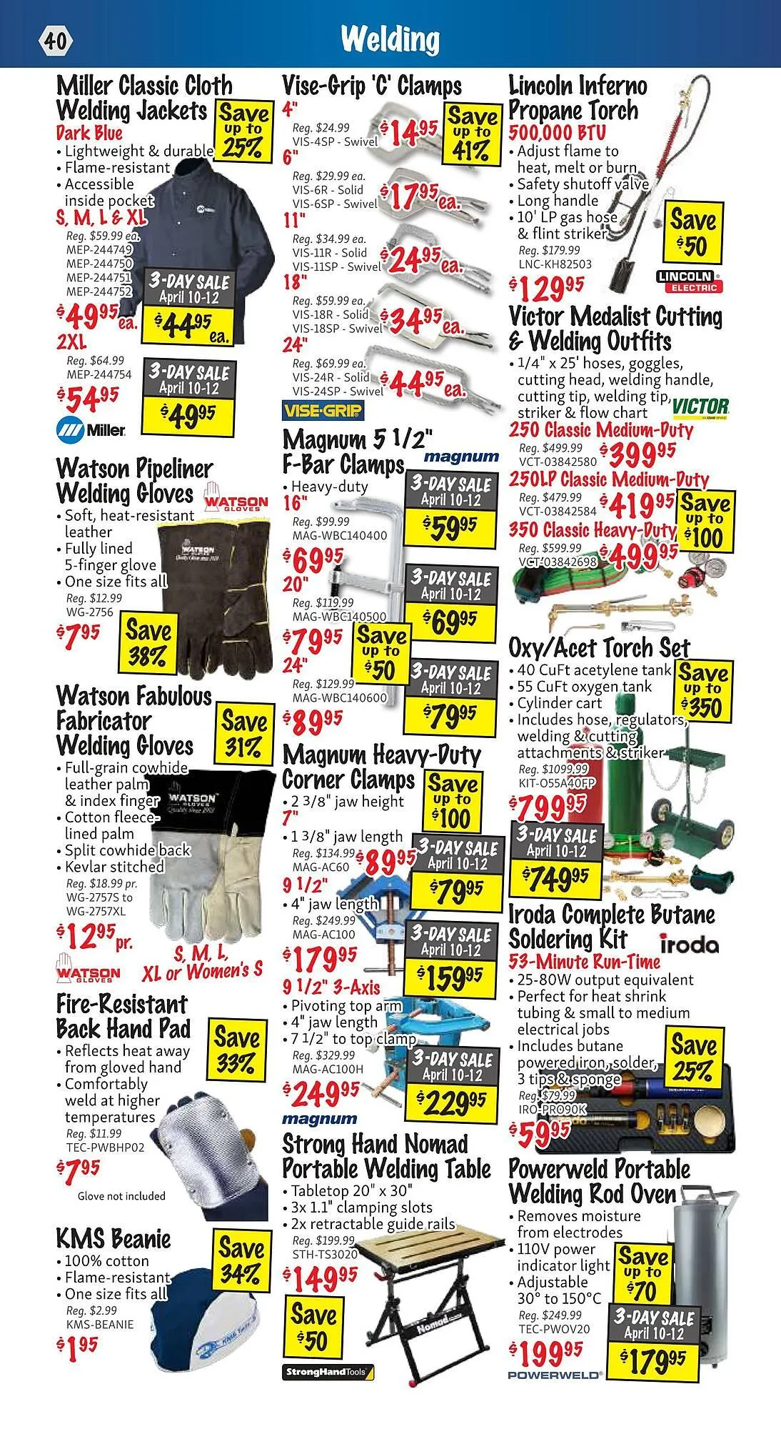 KMS Tools flyer from April 1 to April 30 2025 - flyer page 40