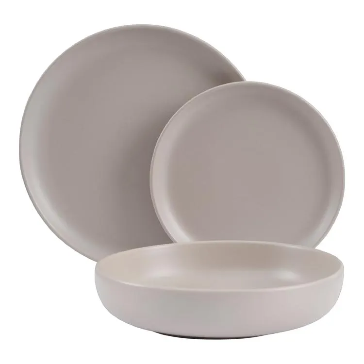 Culinary Co Malmo 12 Piece Dinner Set Grey