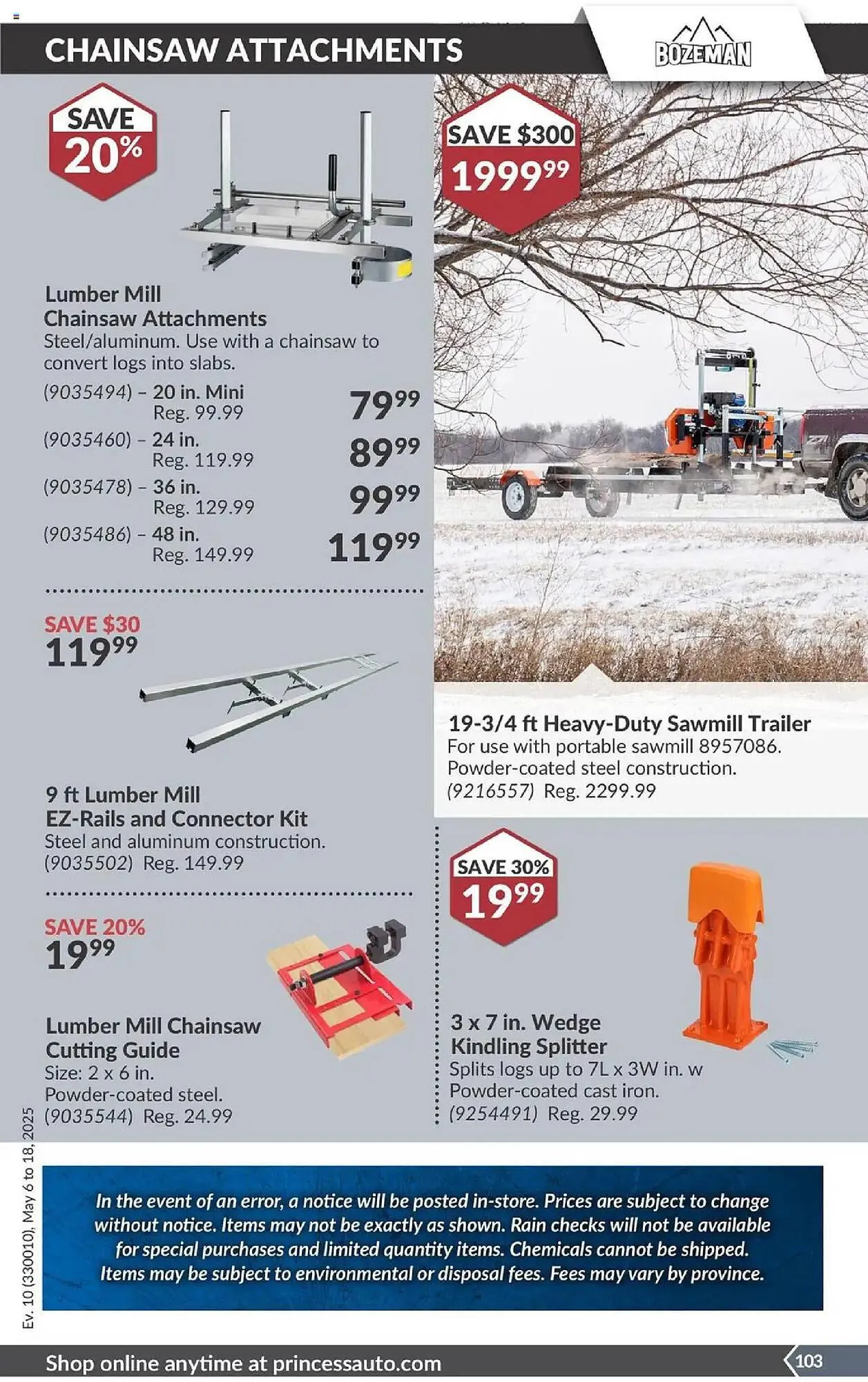 Princess Auto flyer from May 6 to May 18 2025 - flyer page 108