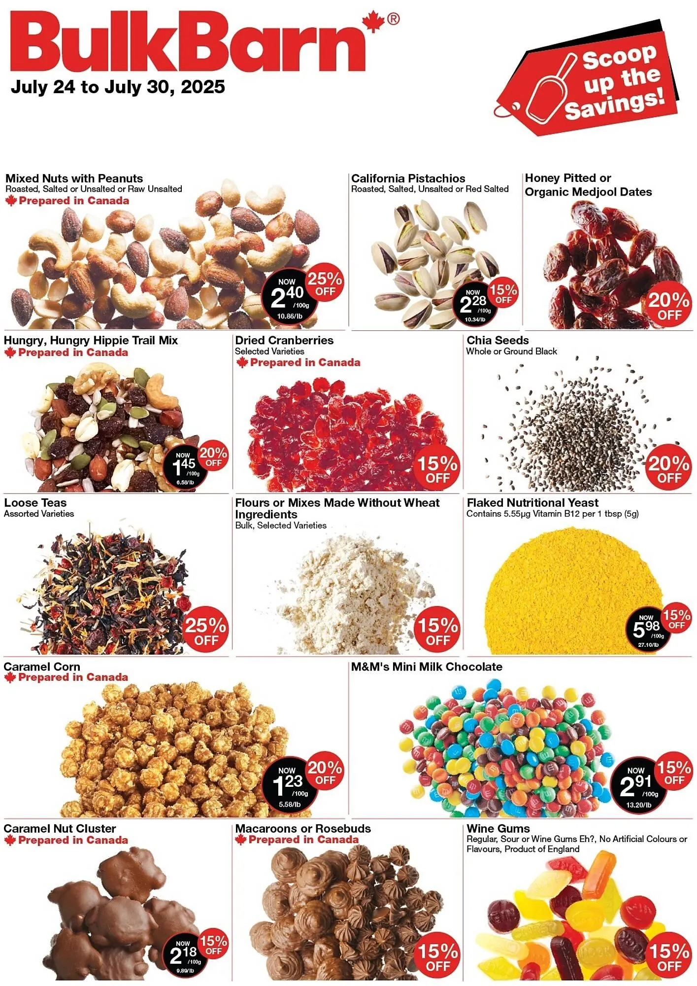 Bulk Barn flyer from July 21 to August 24 2025 - flyer page 1