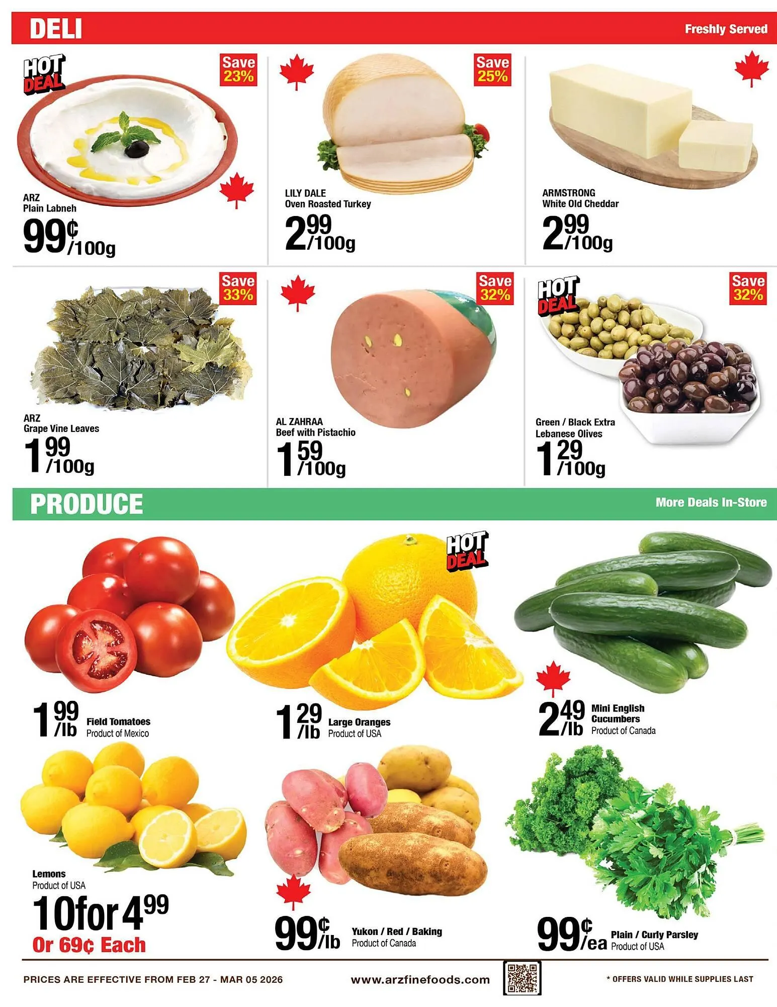 Arz Fine Foods flyer from February 27 to March 5 2026 - flyer page 10