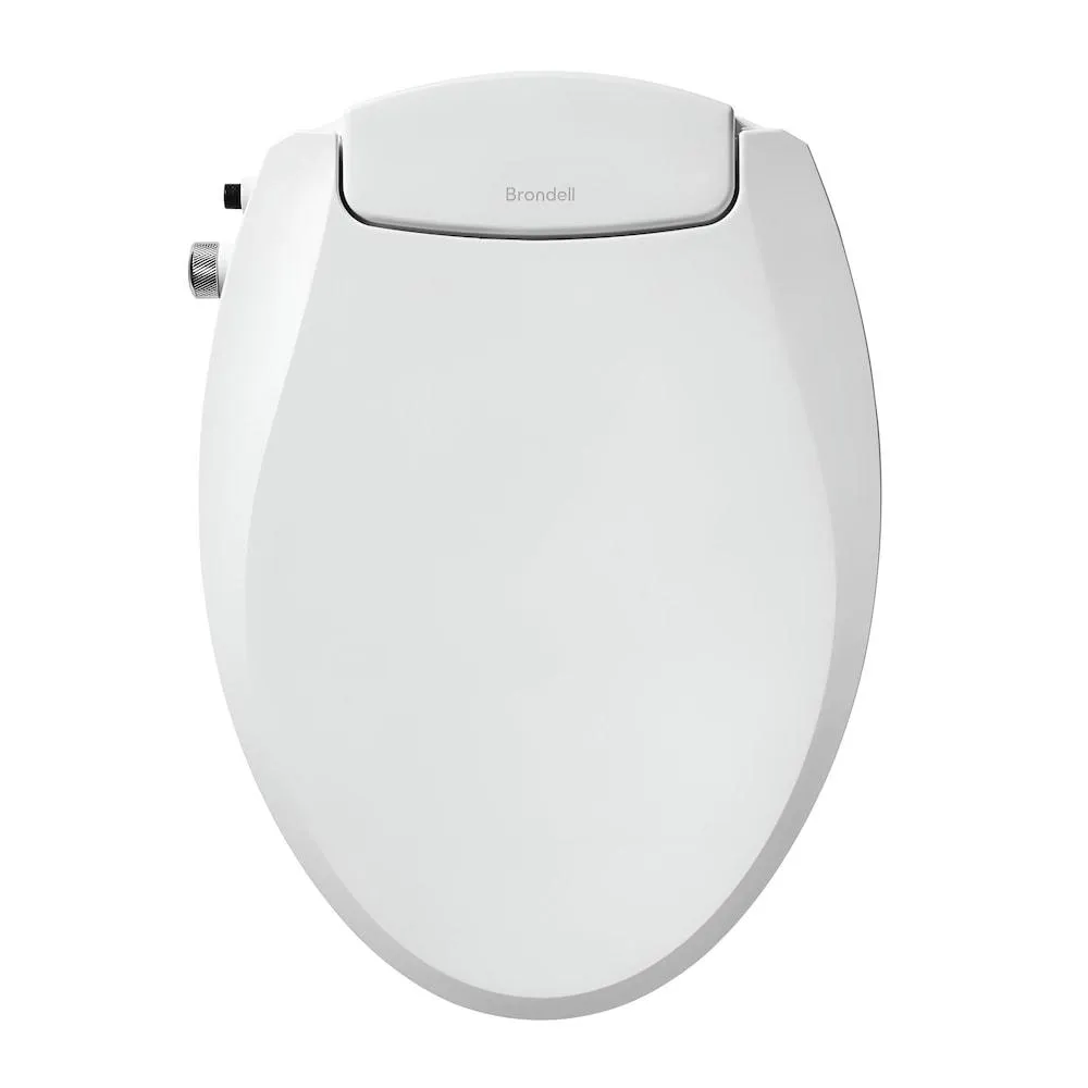 Swash EcoSeat S101 Non-Electric Bidet Toilet Seat, Round White