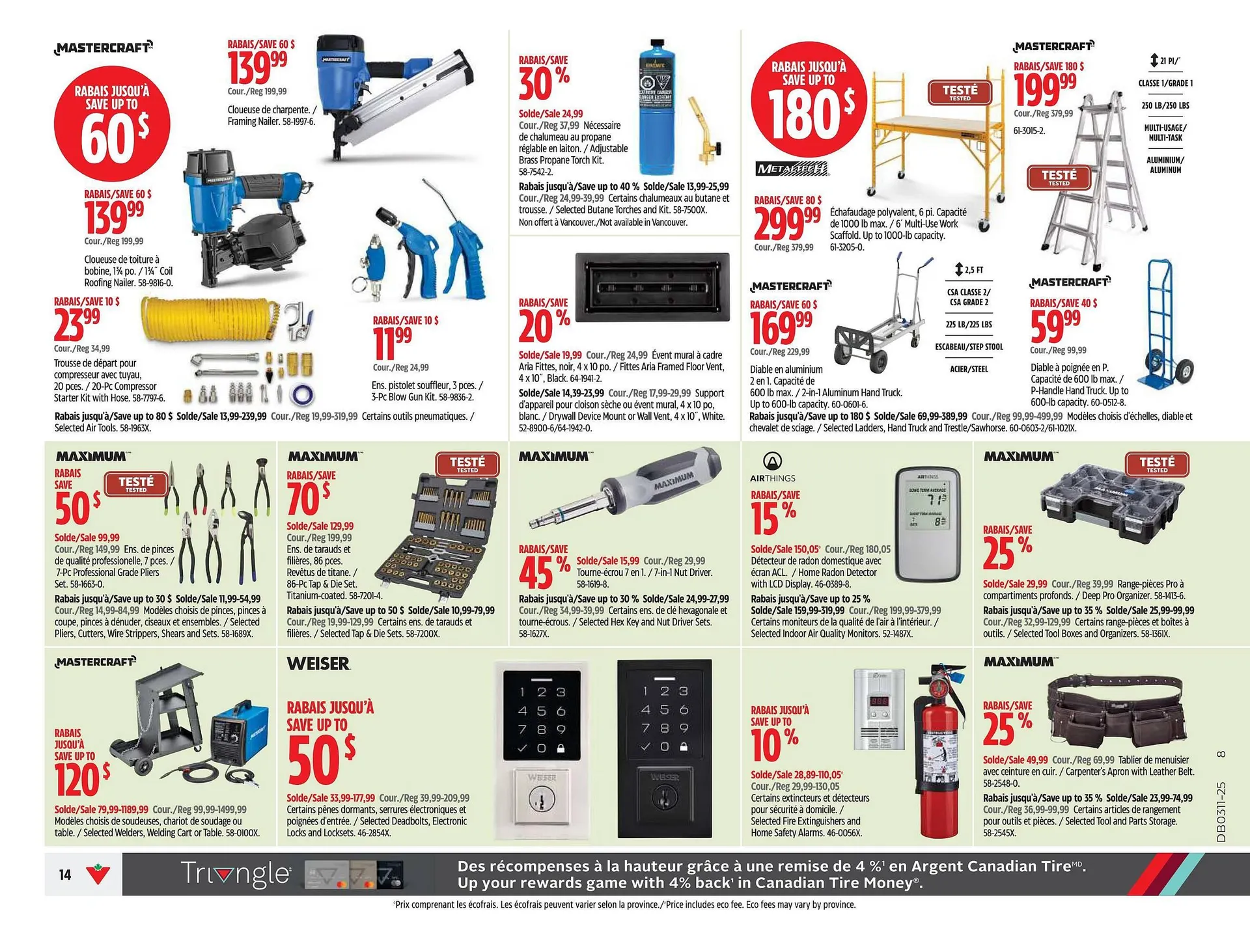 Canadian Tire flyer from March 6 to March 12 2025 - flyer page 14