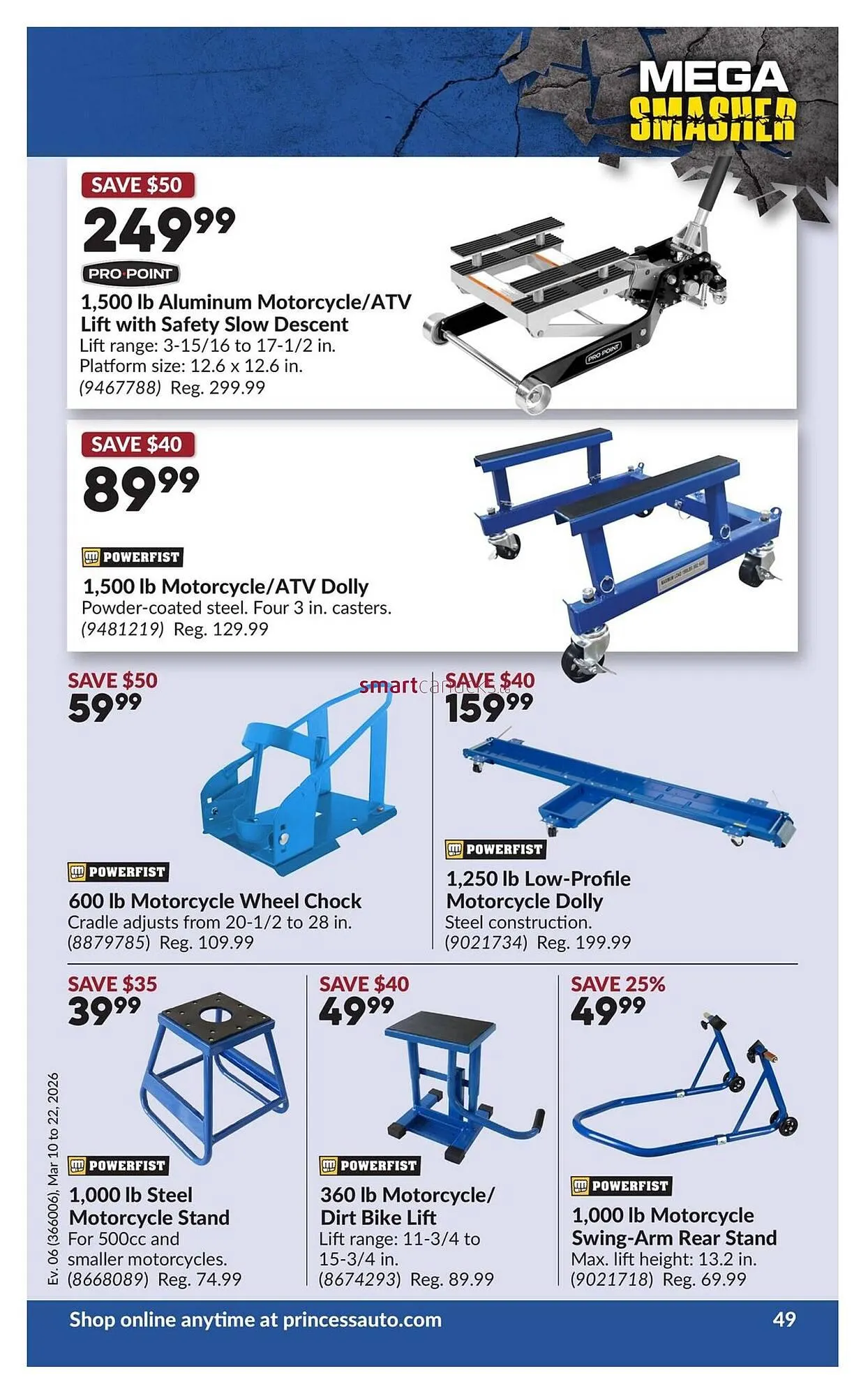 Princess Auto flyer from March 10 to March 22 2026 - flyer page 54