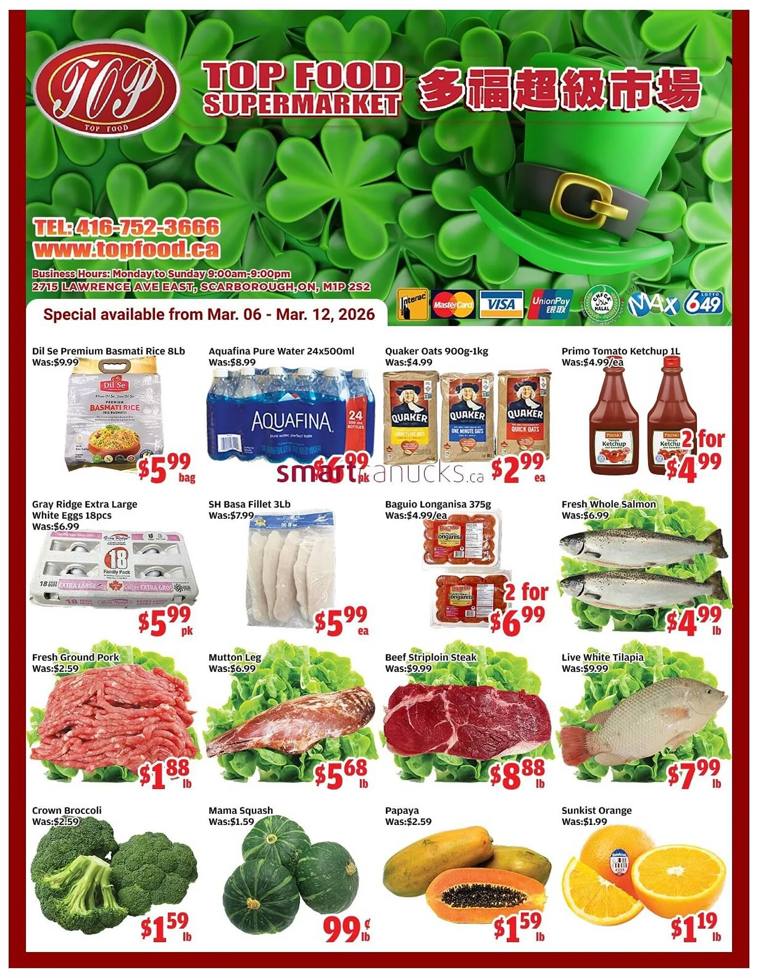 Top Food Supermarket flyer from March 6 to March 12 2026 - flyer page 1