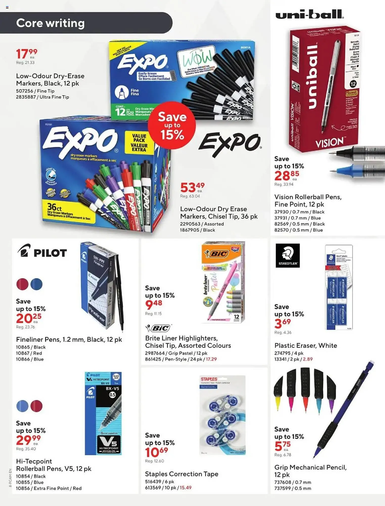 Staples flyer from October 3 to October 16 2025 - flyer page 8