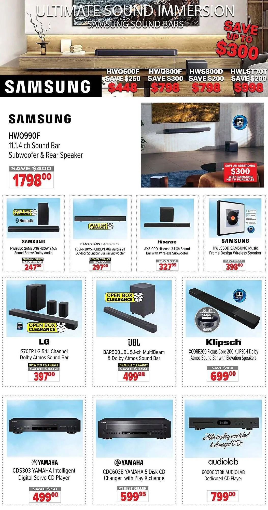 2001 Audio Video flyer from August 28 to September 25 2025 - flyer page 5