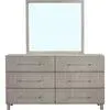 Argento Dresser and Mirror