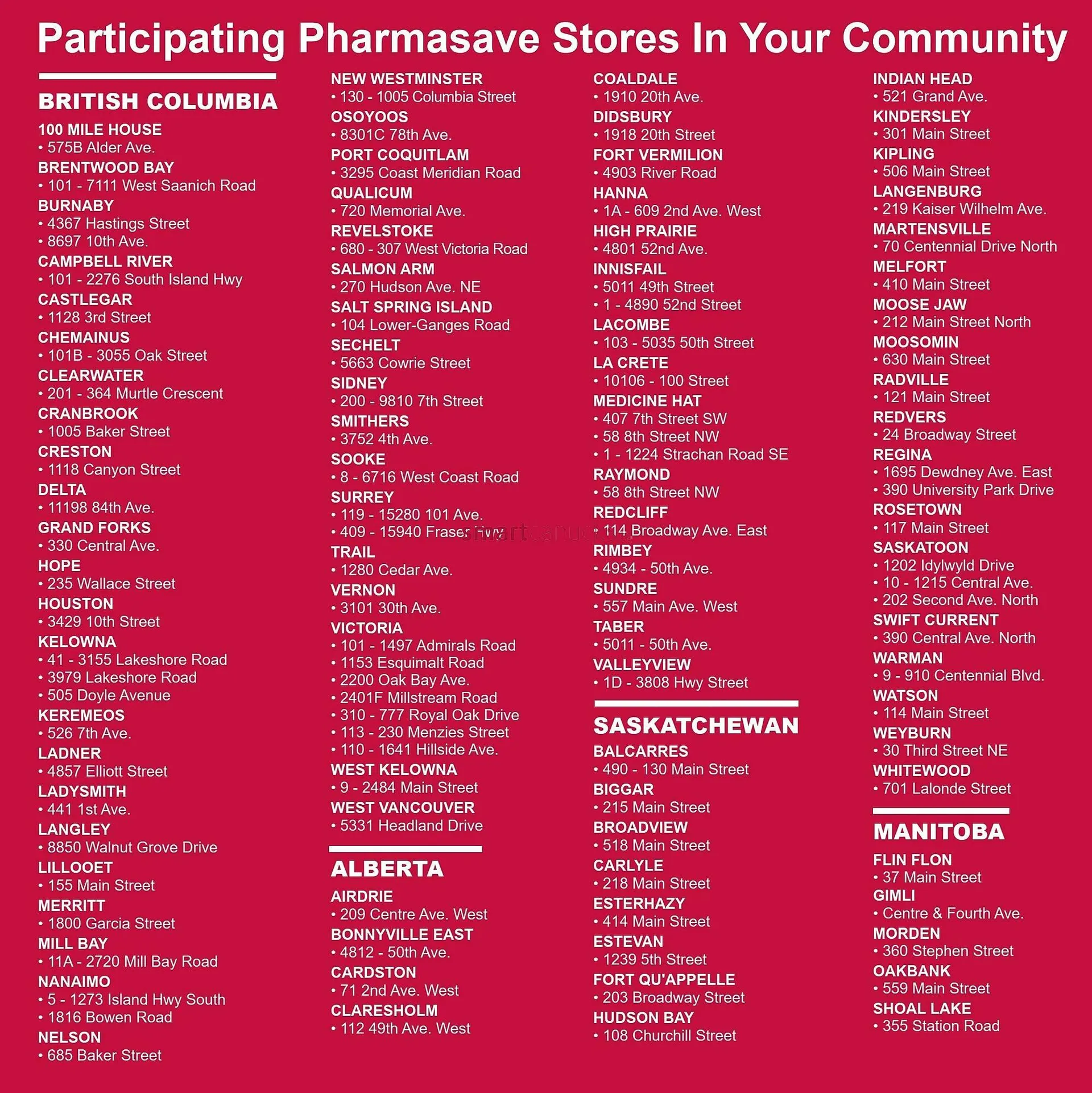 Pharmasave flyer from November 14 to November 20 2025 - flyer page 8