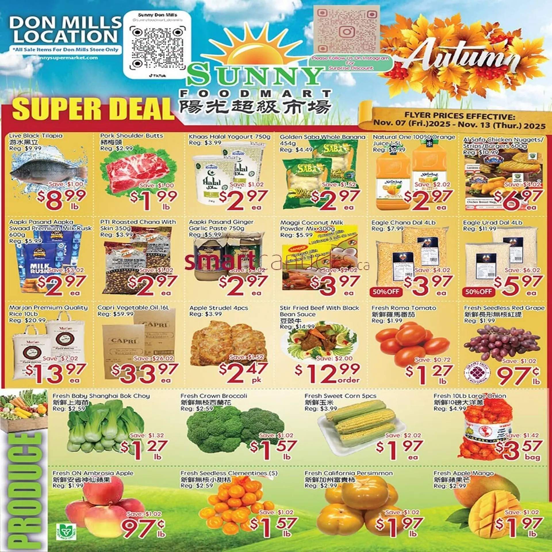 Sunny Food Mart flyer from November 7 to November 13 2025 - flyer page 1