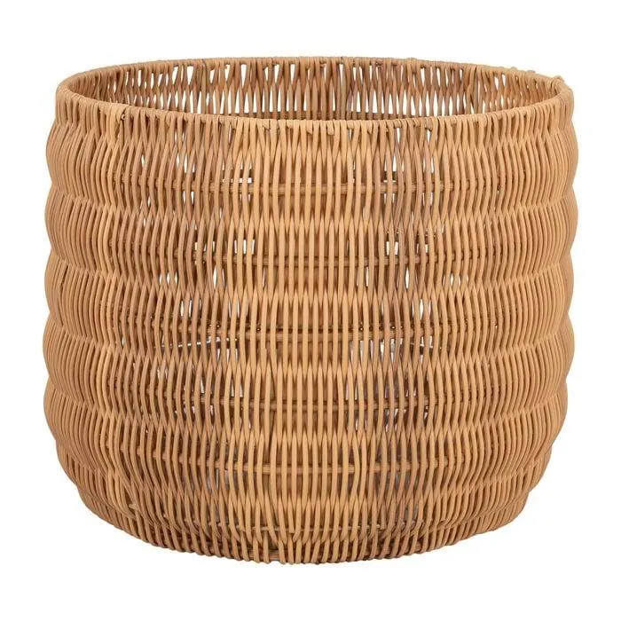 Astin Sinclair 350 x 300mm Natural Poly Rattan Basket Planter Large
