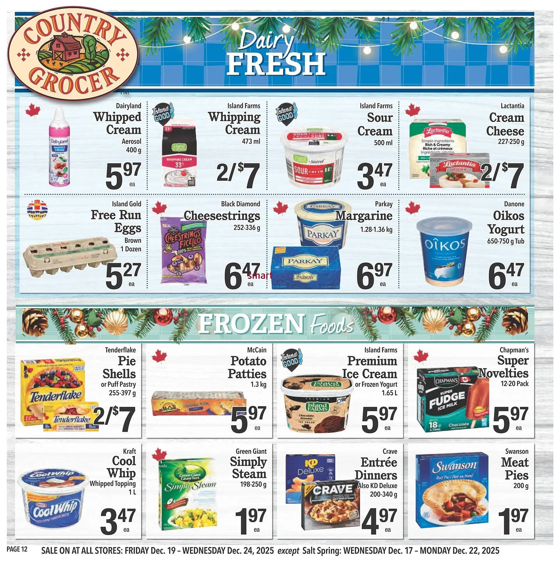 Country Grocer flyer from December 19 to December 25 2025 - flyer page 12