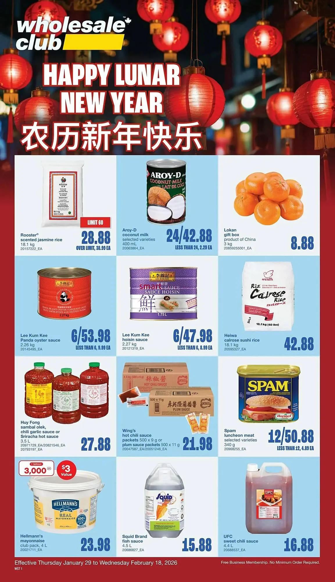 Wholesale Club flyer from January 29 to February 18 2026 - flyer page 16