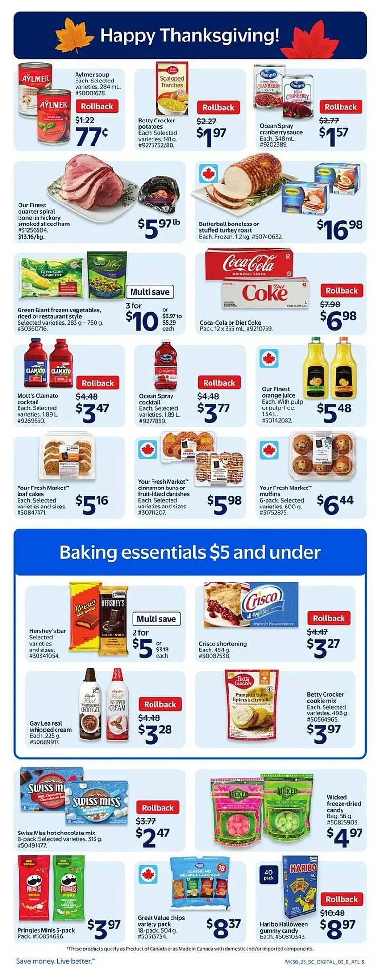 Walmart flyer from October 1 to October 8 2025 - flyer page 7