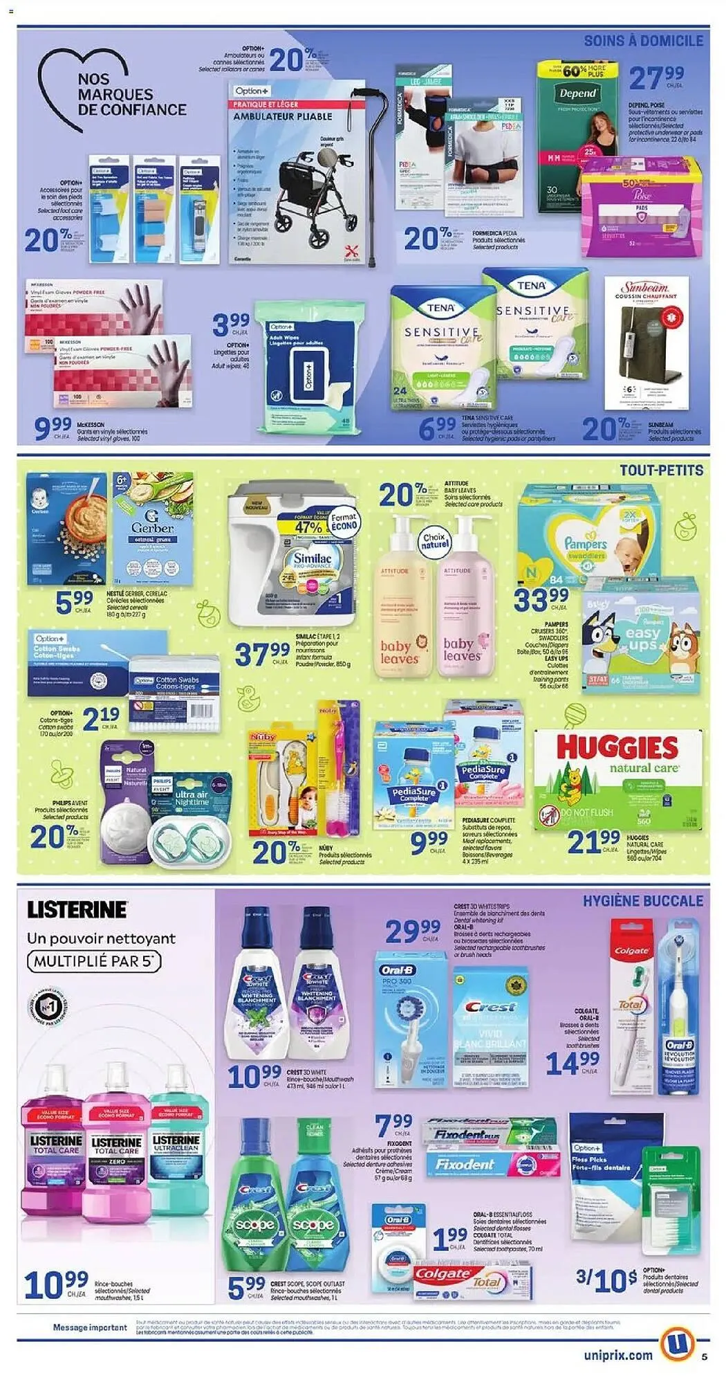 Uniprix flyer from January 1 to January 8 2026 - flyer page 6