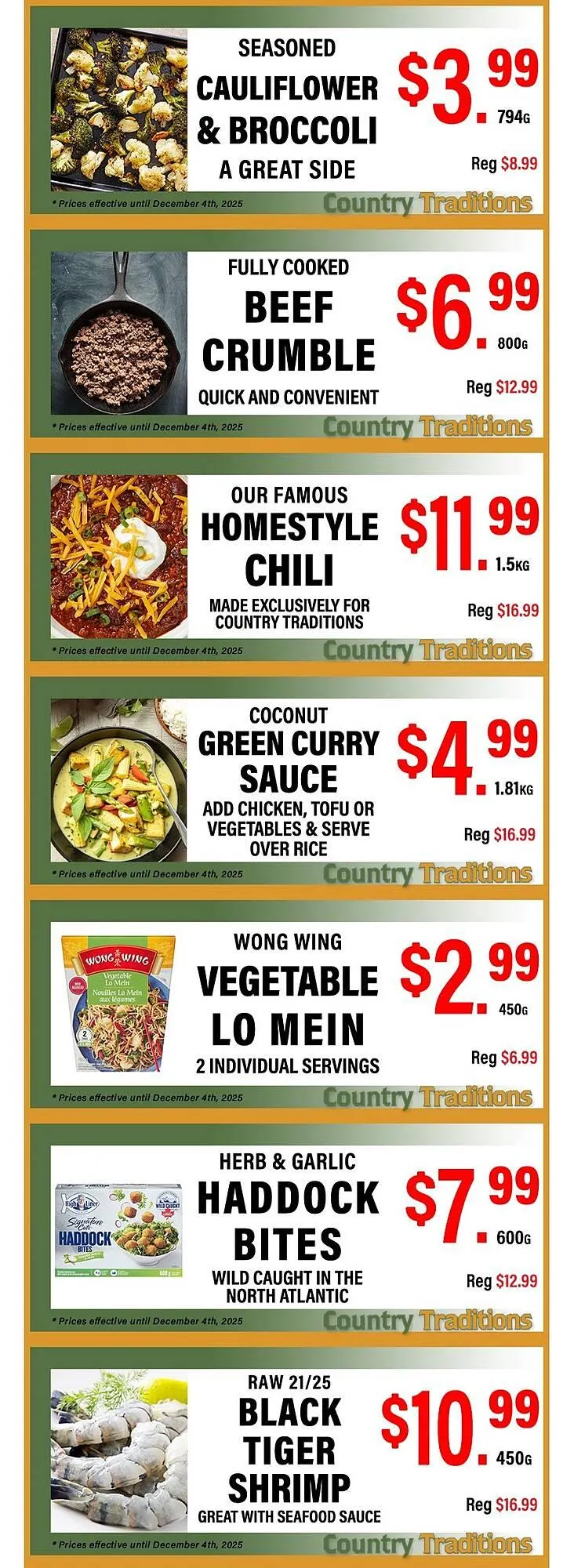 Country Traditions flyer from November 28 to December 4 2025 - flyer page 2